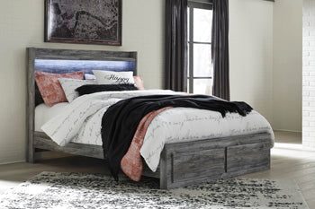 Queen/King Platform Rails Baystorm Gray