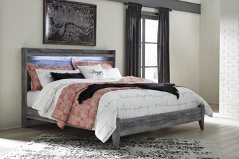 King Panel Footboard w/Rails Baystorm Gray