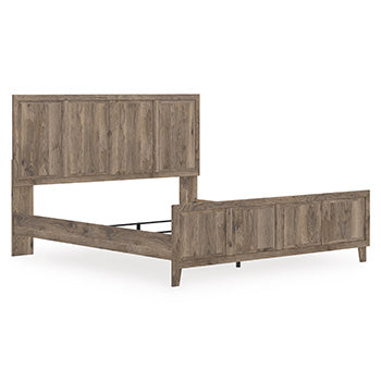 King Panel Rails Rusticott Brown