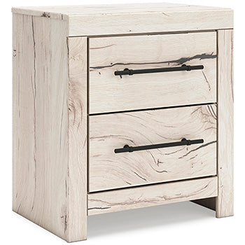 Two Drawer Night Stand Lawroy Light Natural