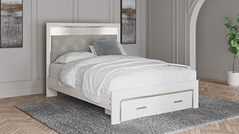 Full UPH Panel Headboard Altyra White