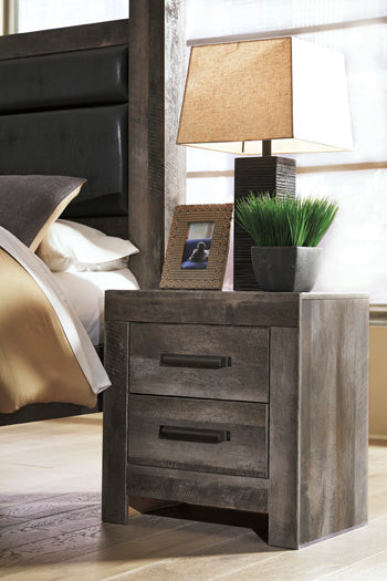Two Drawer Night Stand Wynnlow Gray
