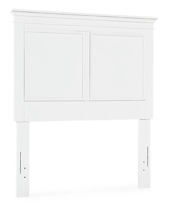 Twin Panel Headboard Fortman White