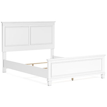 Queen Panel Footboard Fortman White
