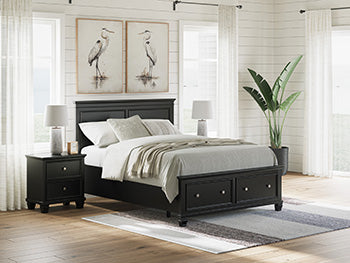 Q Storage FTBD w/Roll Slats Lanolee Black