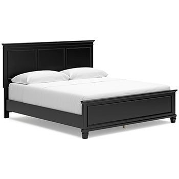 California King Panel Rails Lanolee Black