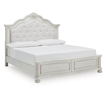 K/CK Panel Footboard w/Slats Montelaine Antique White