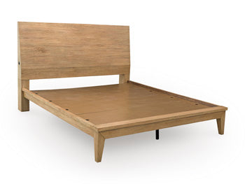 King/Cal King Panel Footboard Sherbana Light Brown