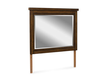 Bedroom Mirror Taffenbrook Medium Brown
