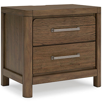 Two Drawer Night Stand Cabalynn Light Brown