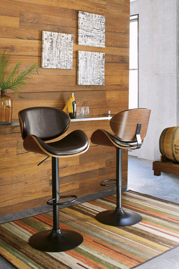 Tall UPH Swivel Barstool(1/CN) Bellatier Brown