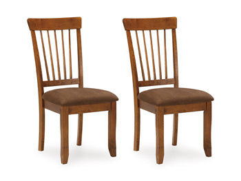 Dining UPH Side Chair (2/CN) Berringer Rustic Brown