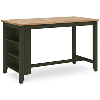 RECT Dining Room Counter Table Gesthaven Natural/Green