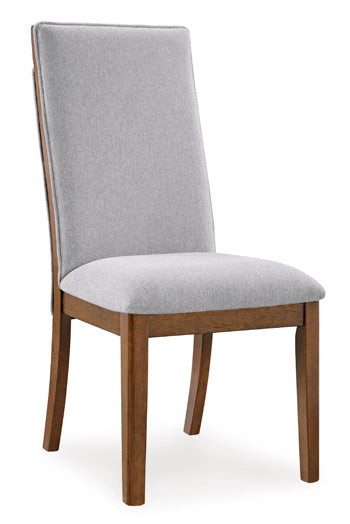 Dining UPH Side Chair (2/CN) Lyncott Beige/Brown