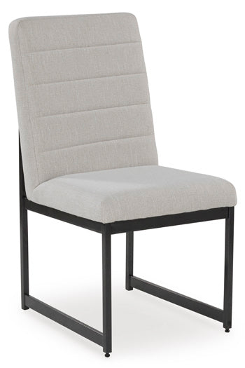 Dining UPH Side Chair (2/CN) Tomtyn Light Brown