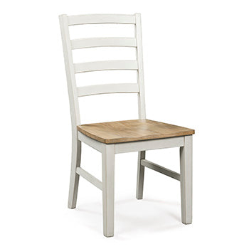 Dining Room Side Chair (2/CN) Purlaney Antique White/Natural