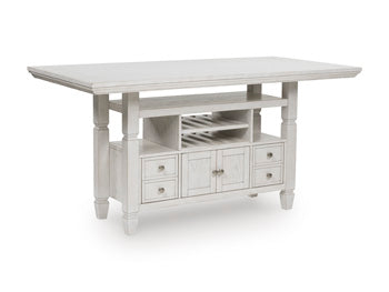 RECT DRM Counter Table Base Robbinsdale Antique White