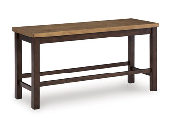 Double Counter Bench (1/CN) Rylandeen Light Brown/Dark Brown