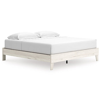 King Platform Bed Socalle Light Natural