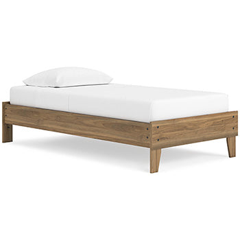 Twin Platform Bed Deanlow Honey