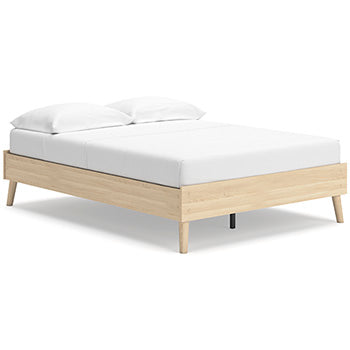 Full Platform Bed Cabinella Tan
