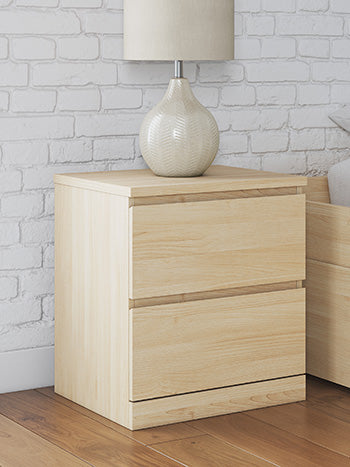 Two Drawer Night Stand Onita Natural