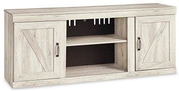 LG TV Stand w/Fireplace Option Bellaby Whitewash