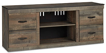 LG TV Stand w/Fireplace Option Trinell Brown