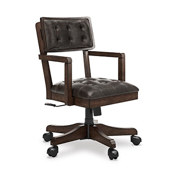 Home Office Desk Chair (1/CN) Breckington Dark Brown