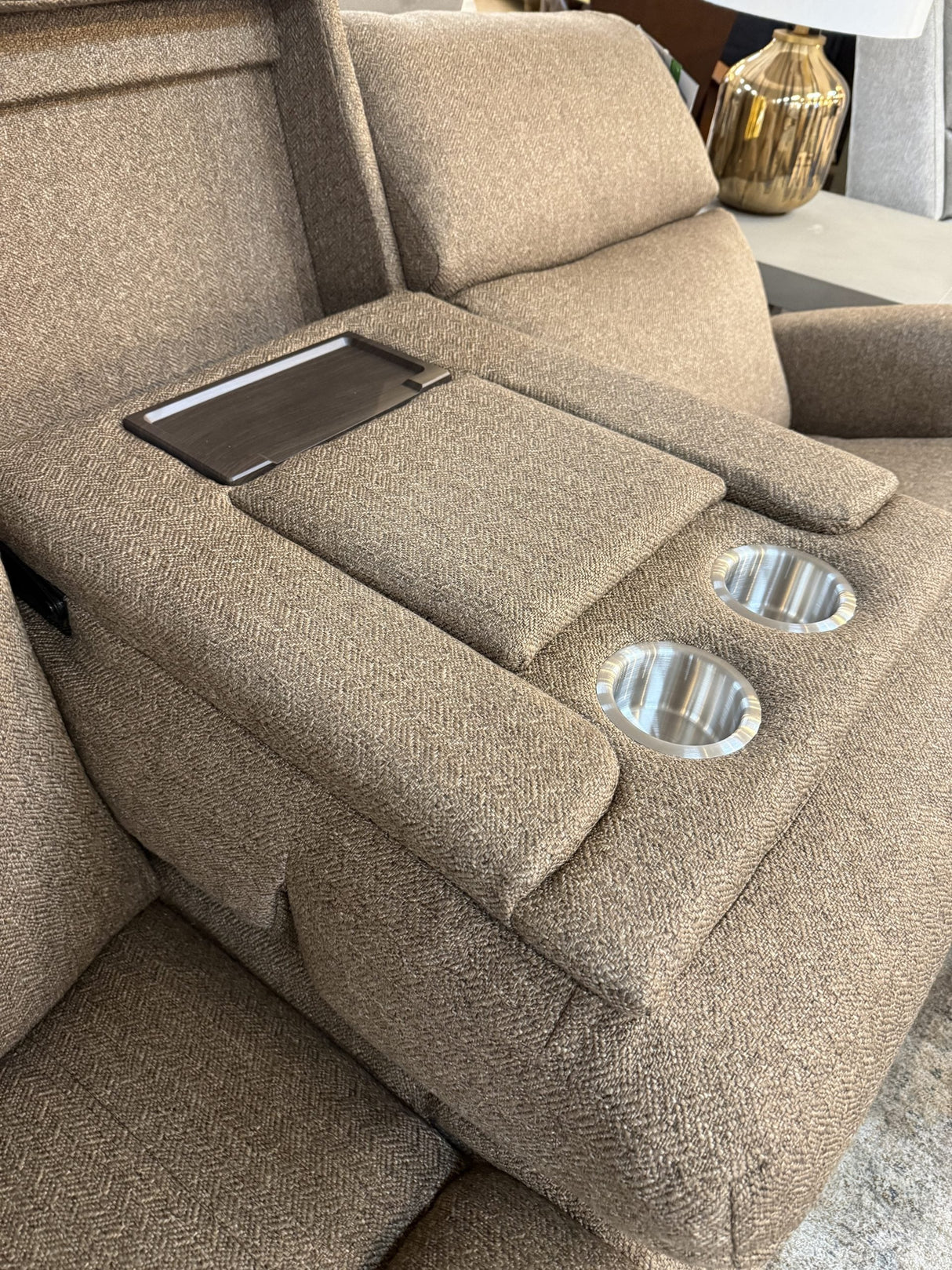 Bernard Power Reclining Lumbar Console Sofa