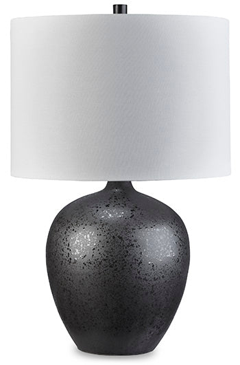 Ceramic Table Lamp (1/CN) Ladstow Black
