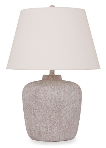 Metal Table Lamp (1/CN) Danry Distressed Cream