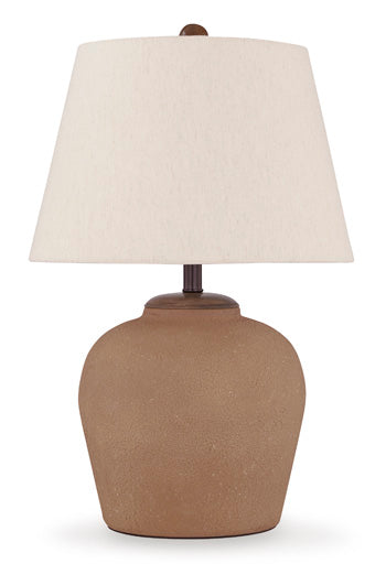 Metal Table Lamp (1/CN) Scantor Rust