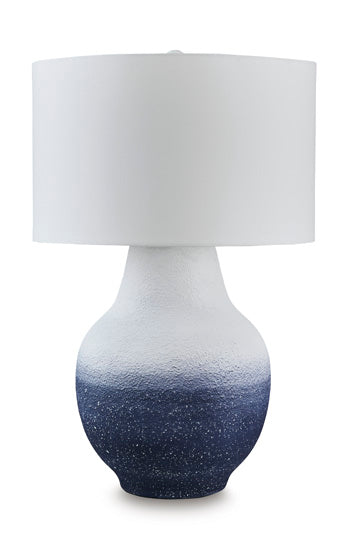 Metal Table Lamp (1/CN) Dashland White/Navy
