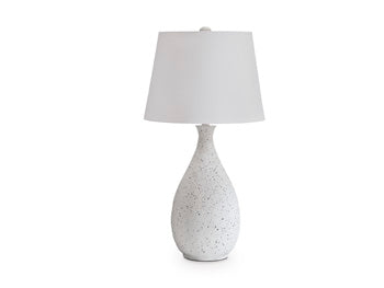 Metal Table Lamp (1/CN) Wyattford White/Black