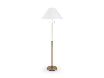 Metal Floor Lamp (1/CN) Haigwood Gold Finish
