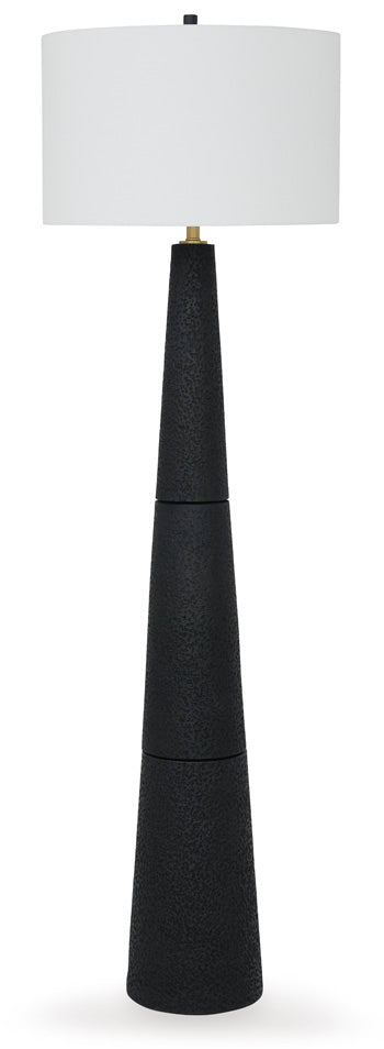 Poly Floor Lamp (1/CN) Hallburg Black