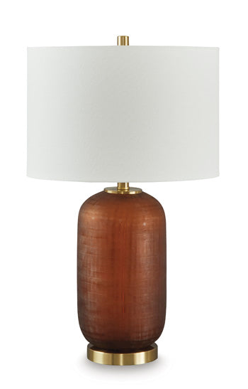 Glass Table Lamp (1/CN) Farberman Amber