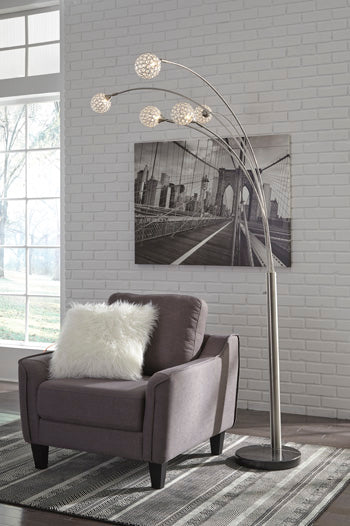Metal Arc Lamp (1/CN) Winter Silver Finish