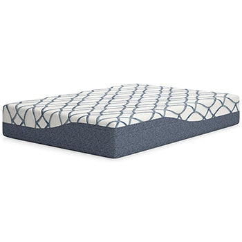 Full Mattress 12 Inch Chime Elite 2.0 White/Blue