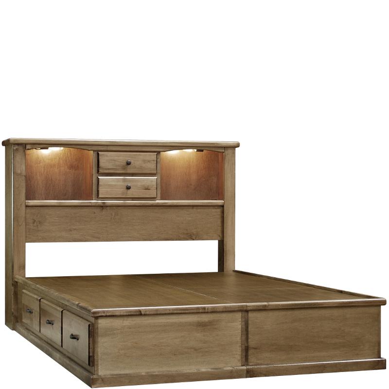 Vesper Bookcase Drw HBRD W/6Drw Foundation