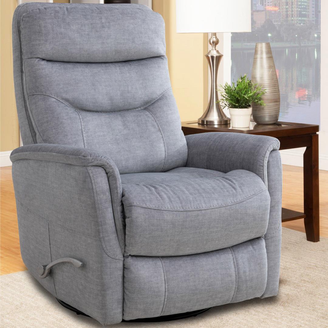 Gemini Recliner Swivel Glider Fabric
