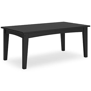 Rectangular Cocktail Table Hyland Wave Black