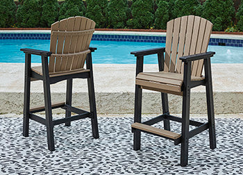 Tall Barstool (2/CN) Fairen Trail Black/Driftwood