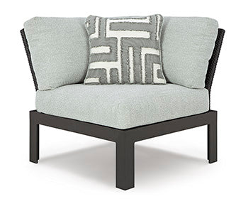 Corner with Cushion (1/CN) Beachloft Black/Gray