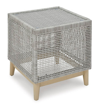 Square End Table Seton Creek Gray