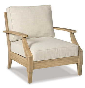 Lounge Chair w/Cushion (1/CN) Clare View Beige