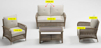 Back Cushion Braylee Beige