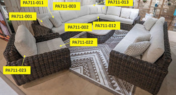 Corner Seat Cushion Kimora Beige