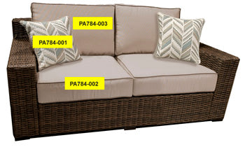 Back Cushion Coastline Bay Light Brown